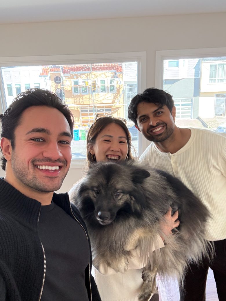 New owners and their dog